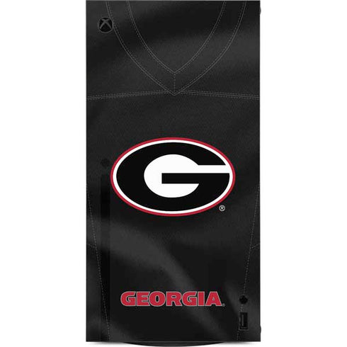 University of Georgia Black Jersey XBox Series X Digital Edition Console Skin